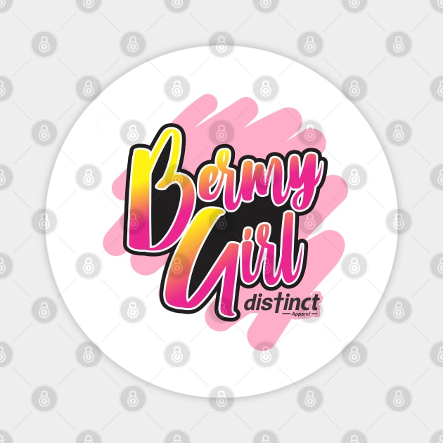 Bermy Girl (Graffiti) Magnet by DistinctApparel